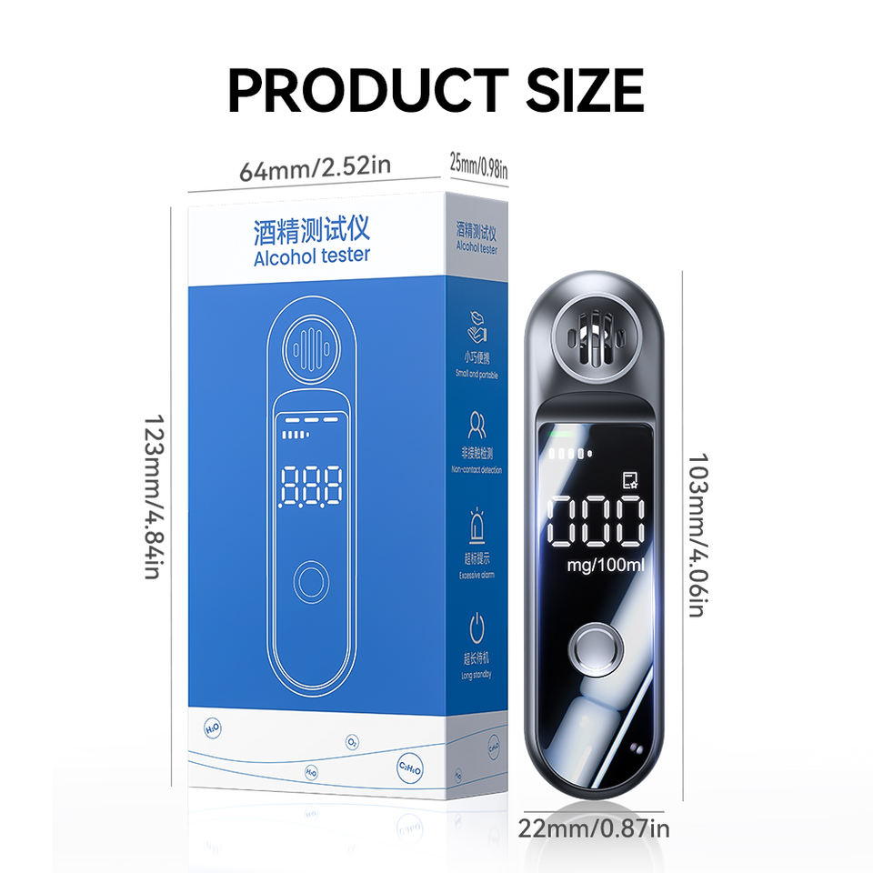 Brethly™ Portable Breathalyzer